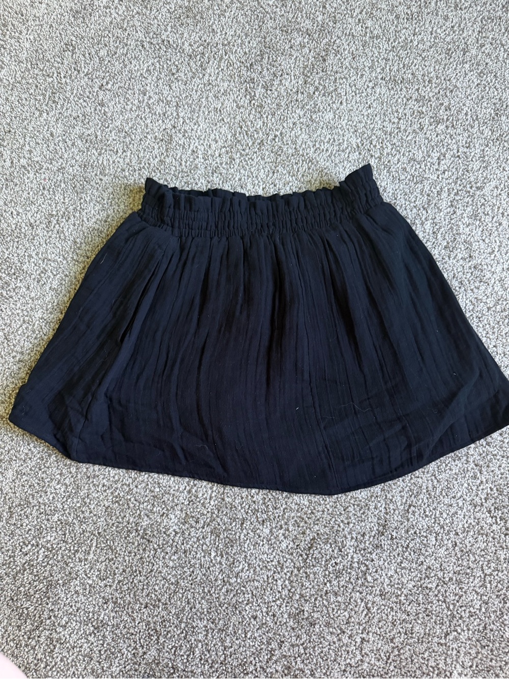 Old Navy Black Elastic-Waist Circle Skirt